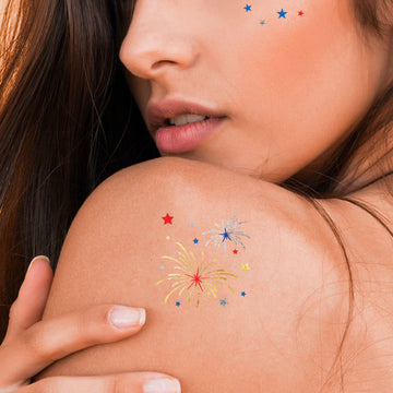 American Fireworks temporary tattoo. @FlashTattoos #FLASHTAT